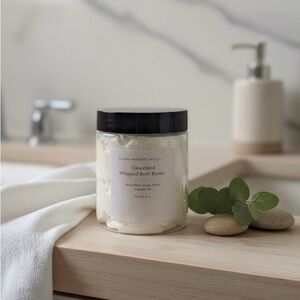 Handcrafted Unscented Whipped Body Butter